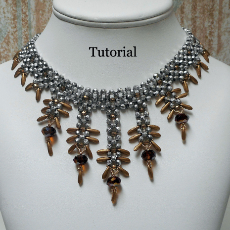 Beading tutorial Barbed Elegance RAW