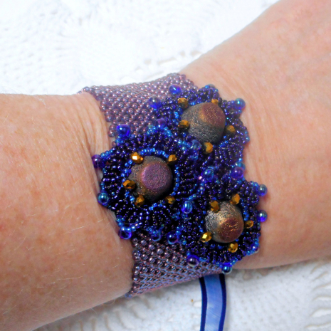 Beading Instructions Damsel Flower Bracelet