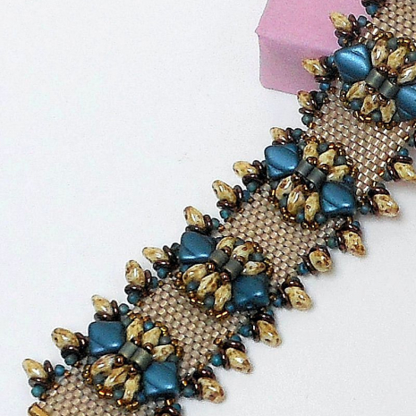 Beading tutorial Dessert Butterfly Ivory