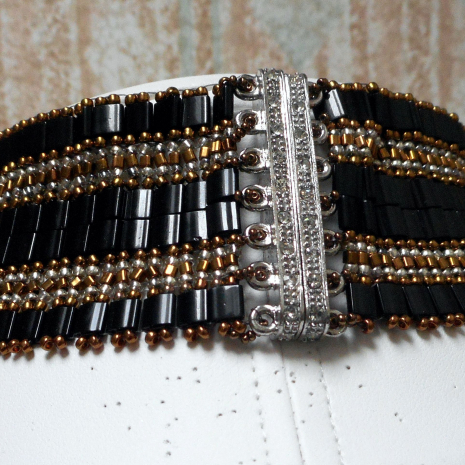 Beading tutorial Egyptian Queen Clasp