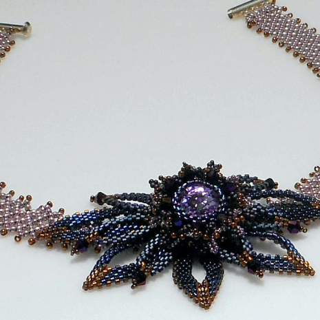 Beading tutorial Shaped Peyote Necklace