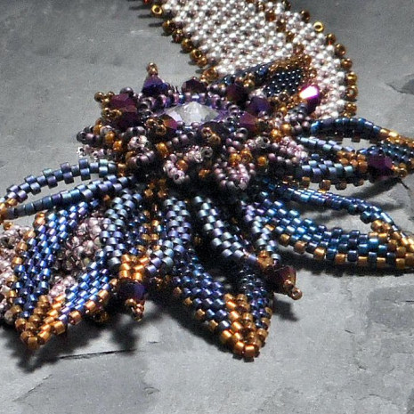 Beading tutorial Papillion Focal point