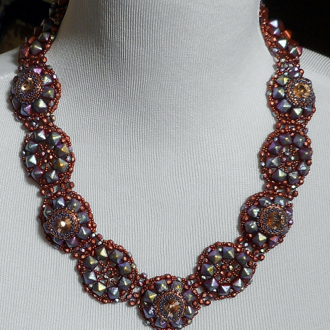 Beading Tutorial Ring of Fire Full view