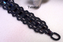 All Laced Up Tila bracelet instructions