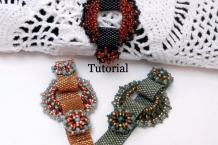 Beading tutorial Cassini's Ring Peyote bracelet