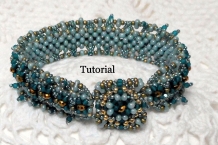 Beading tutorial Peyote Chameleon Bracelet