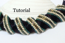 Three Dimensional Diagonal Peyote Bracelet tutorial