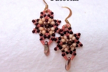 Peanut Bead Earrings Tutorial