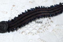 French Ruffle Peyote bracelet tutorial