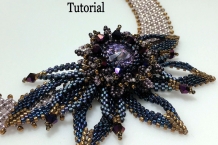 Beading Tutorial Peyote Necklace Papillion