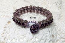 Beading tutorial Peek a Boo Pearls Bracelet
