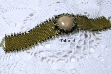 Beading tutorial Peyote bracelet Uno Memento